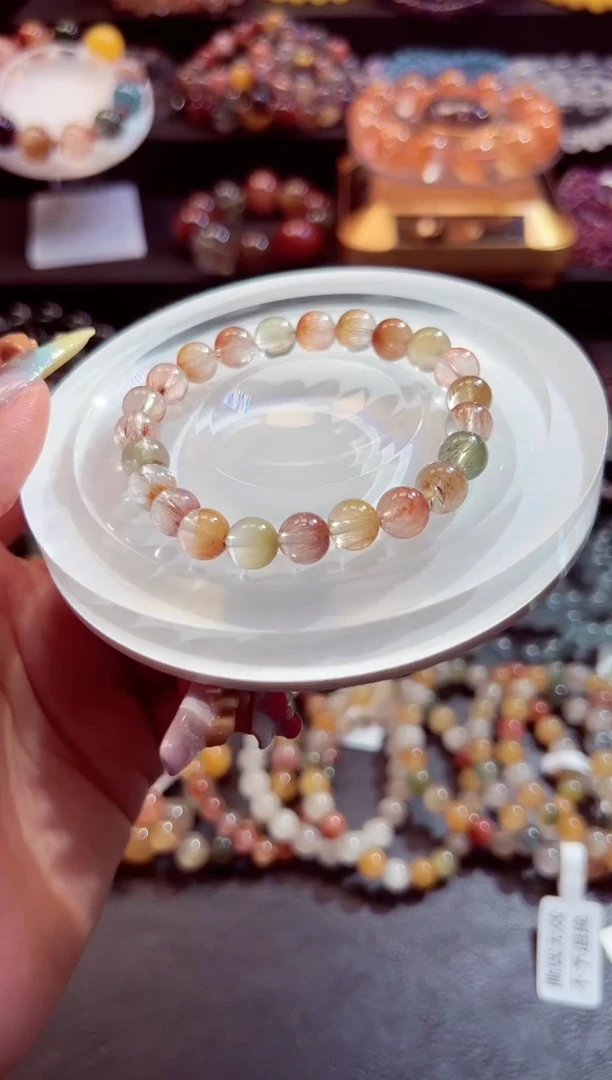 未镶嵌手链水晶爱***肉67