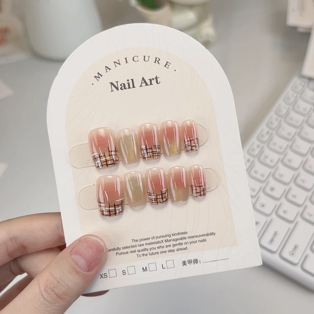 可爱女人  特好看 轻奢花显白 手工定制 穿戴甲片2025新款高级感