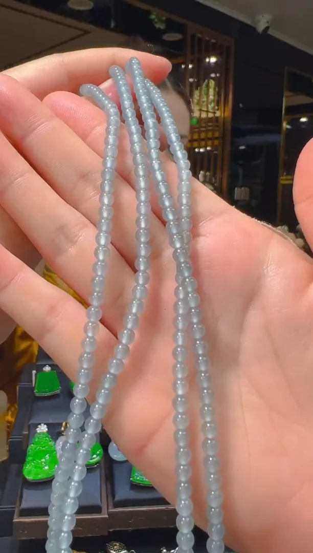 翡翠未镶嵌项链035（多样性发其一）