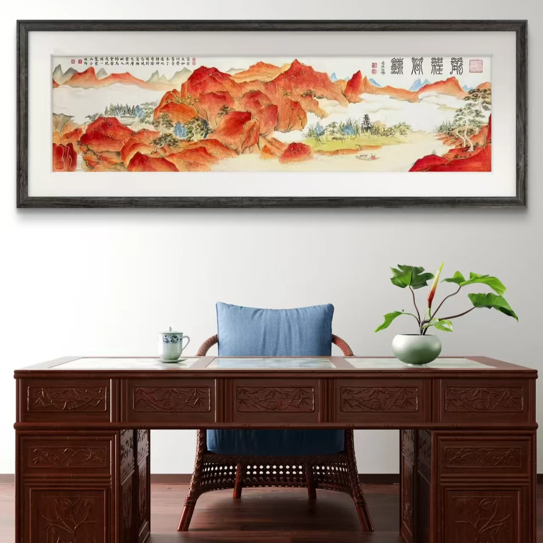 颜明轩纯手绘作品—（前程似锦）