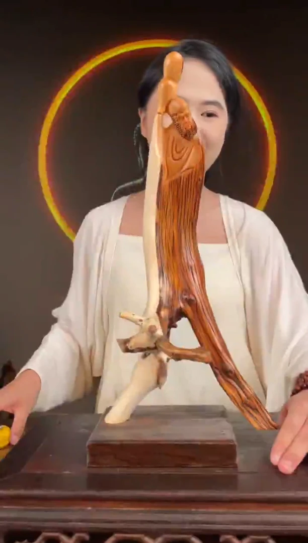 柏木（崖柏）手工摆件,先抢先得! 编号:209