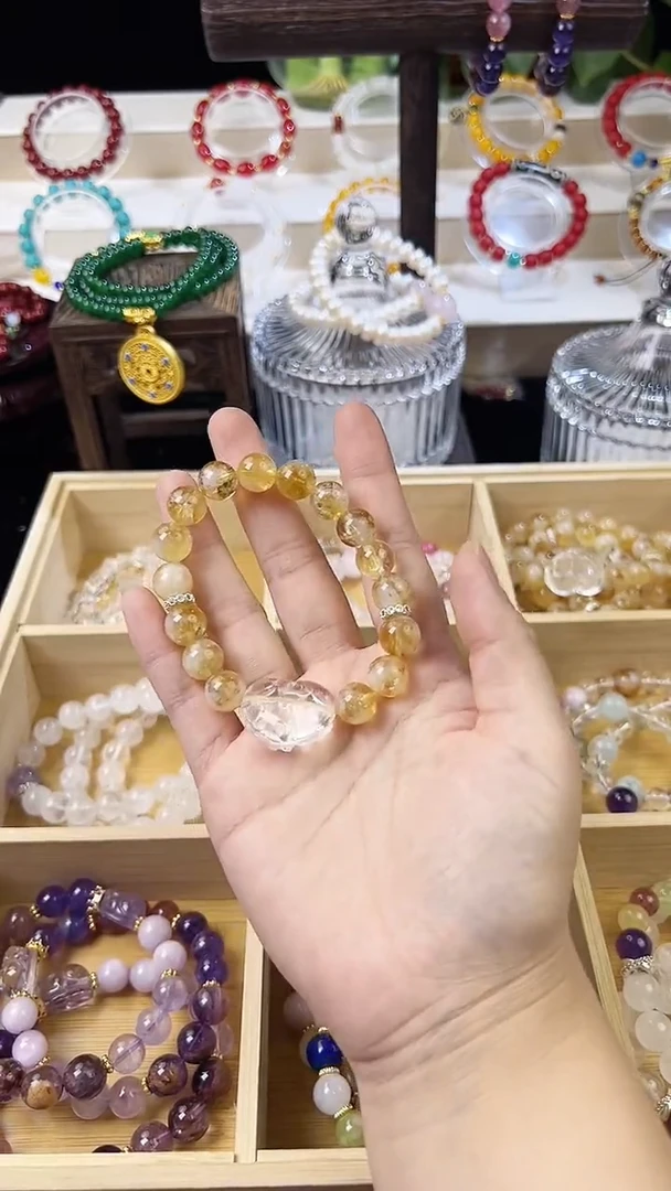 仿水晶非金属手串