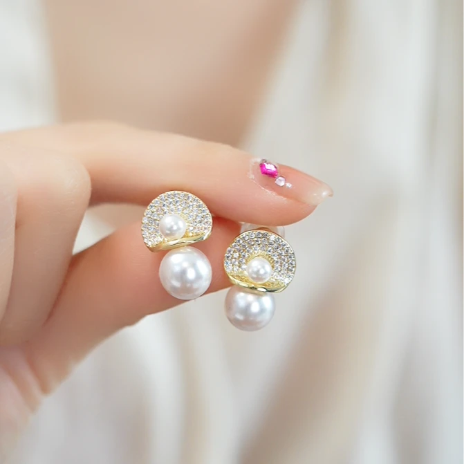 铜合金耳饰 时尚百搭耳饰 F586