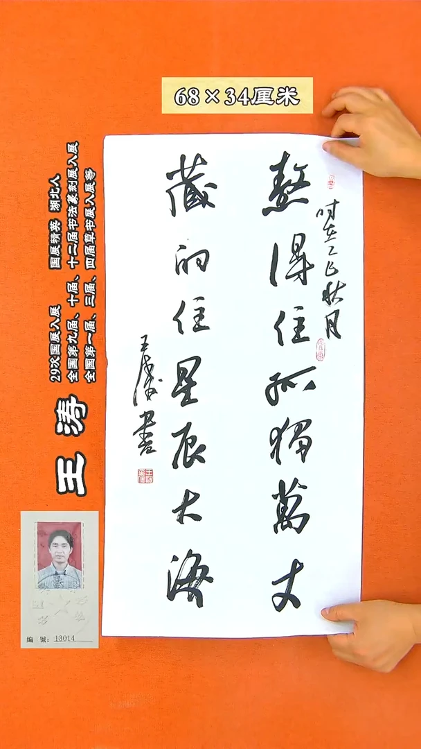 书法159D王涛书法作品