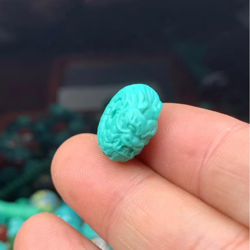 浅绿色龙扣16x8mm配珠【076】