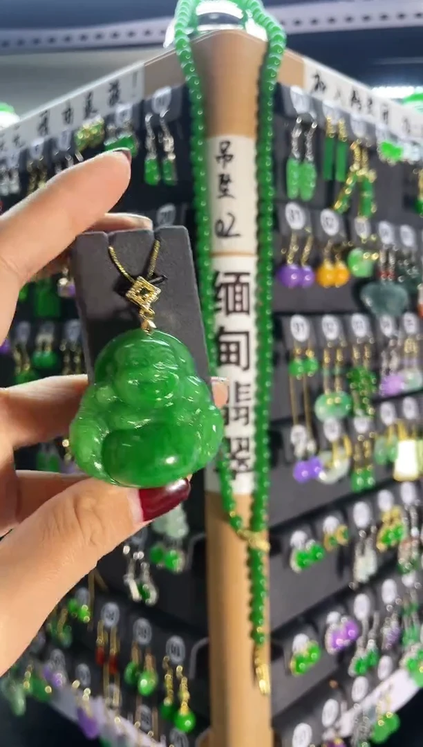 【闪购商品】翡翠耳饰银S925镶嵌221..