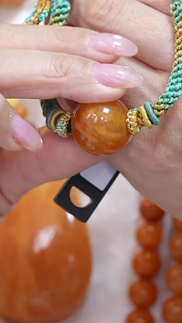 蜜蜡颈饰未镶嵌8765天然蜜蜡珠宝奇石云端妖孽全部保真