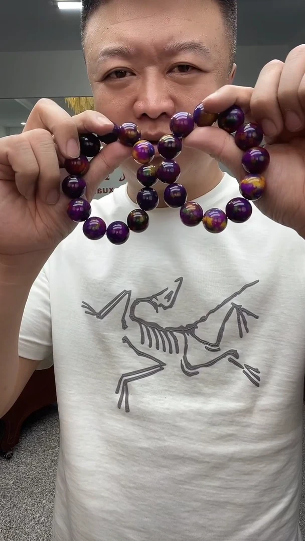 7彩圆卡20手串多样性发货一件