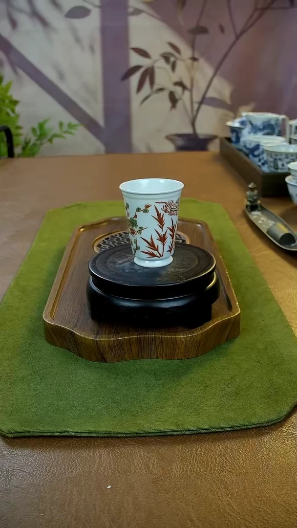 景德镇釉下彩陶瓷茶杯