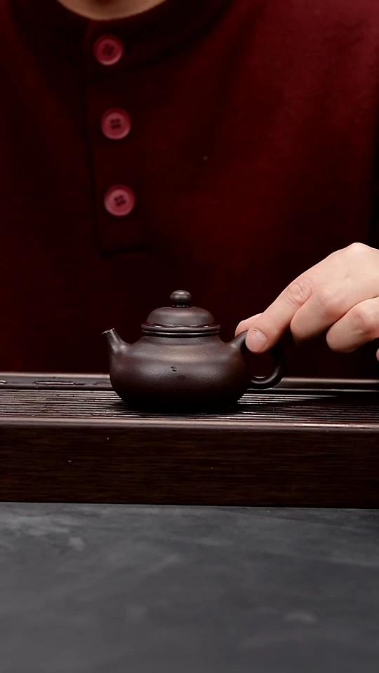 【闪购商品】紫砂茶壶老紫泥全手容天