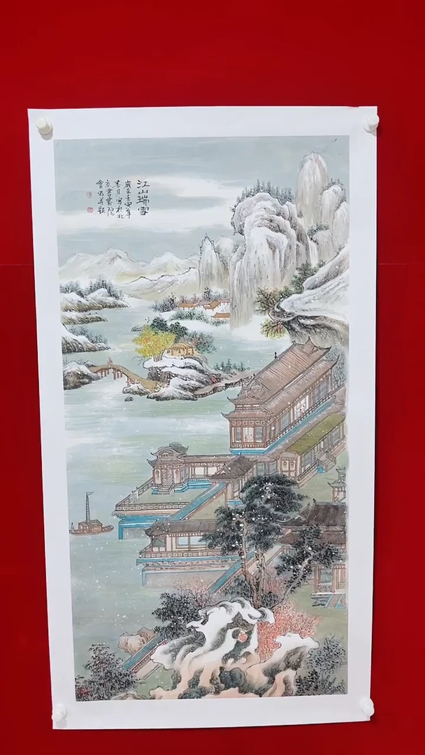 国画国画Y-李会明老师绘画作品-8平尺
