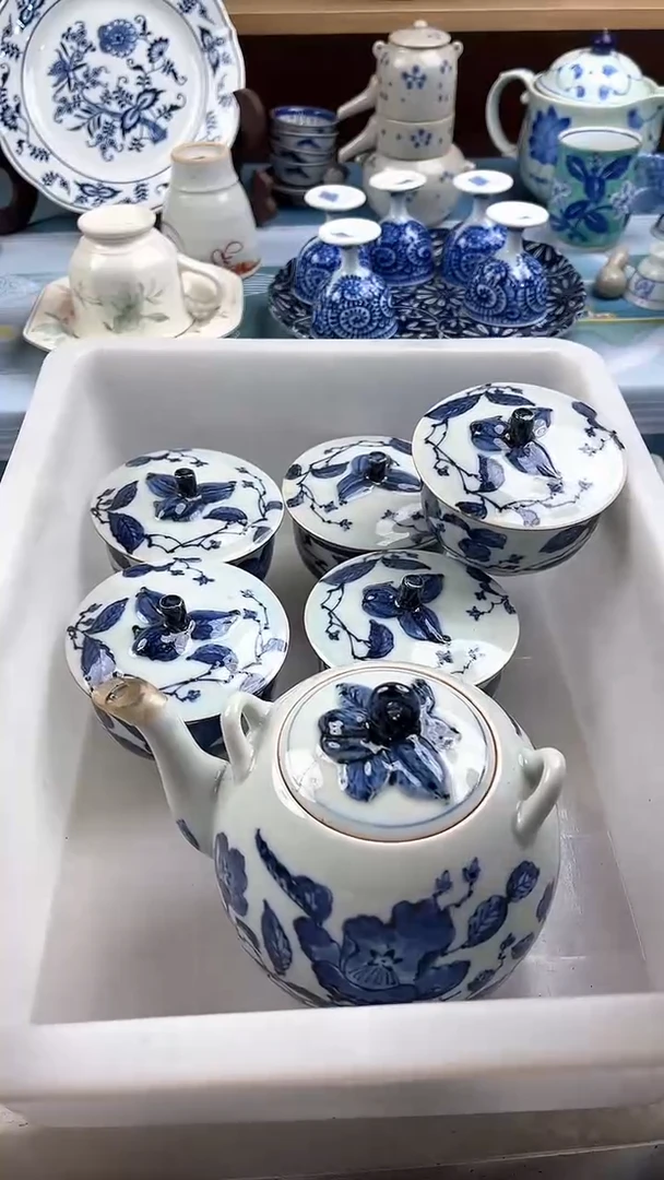 瓷片英歌瓷器满19.9包邮