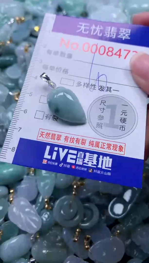 颈饰未镶嵌翡翠8473