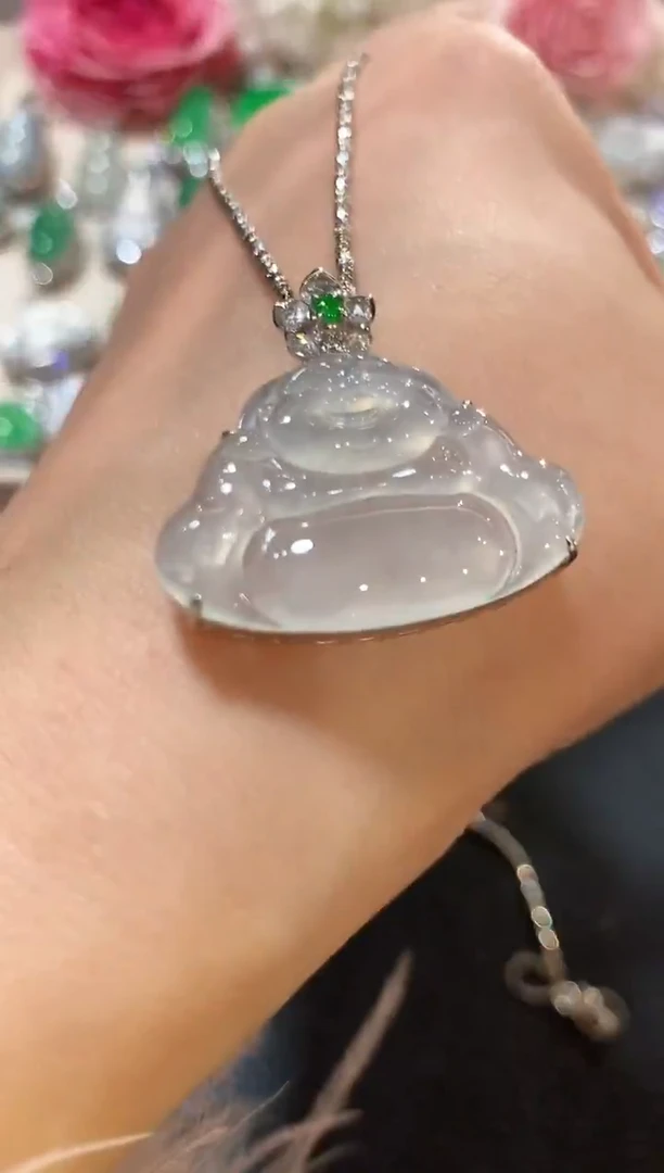 吊坠(不含链)18K金镶嵌翡翠z71   多样性一件发货