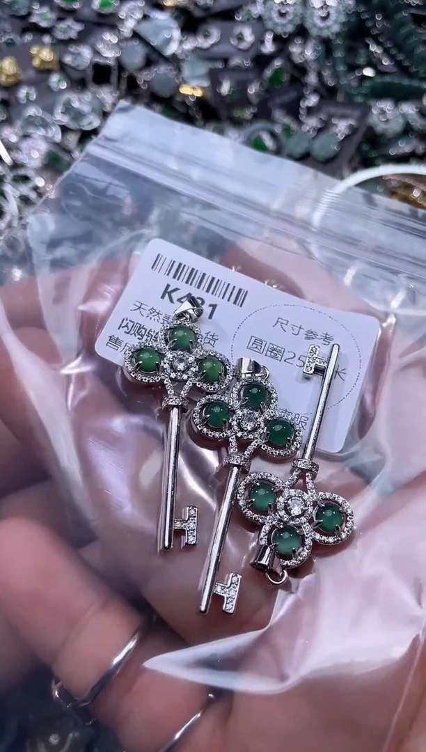 【闪购商品】翡翠颈饰未镶嵌K431多样性发其一