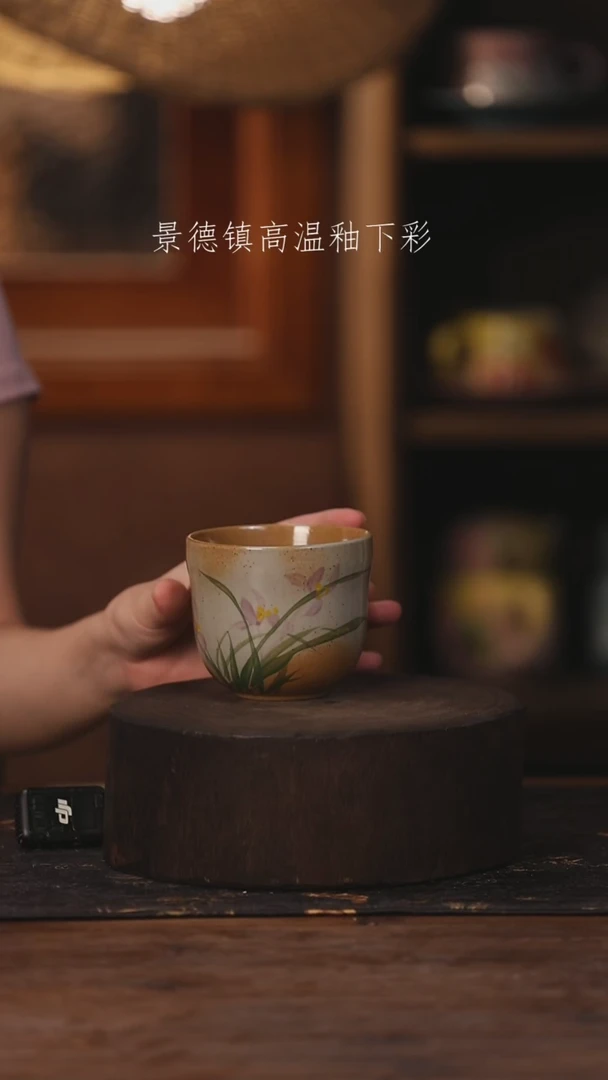 陶瓷景德镇高温釉下手绘陶瓷484