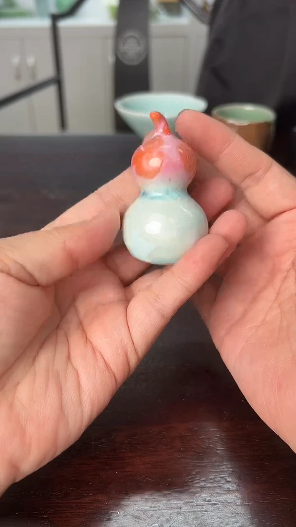 龙泉云间青瓷小米茶器