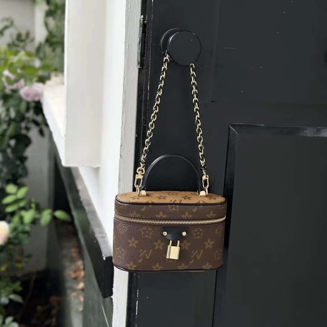 肩包中号女包优草坊新款黑色时尚百搭真皮单肩盒子包包包休闲包