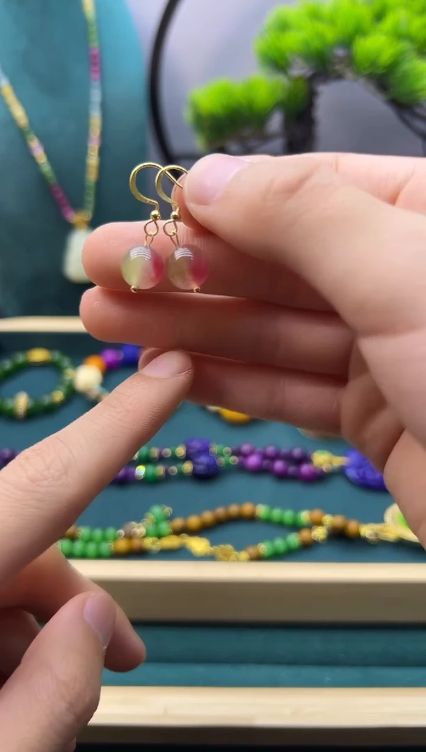 【闪购商品】碧玺颈饰14K金镶嵌E133