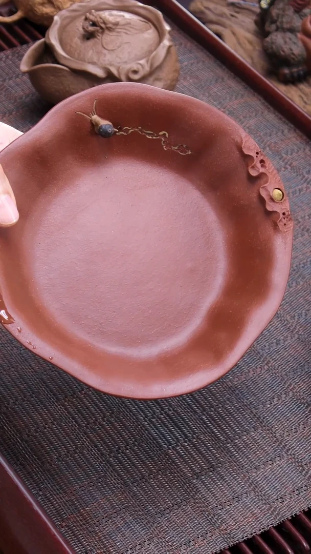 【闪购商品】紫砂水洗张月《蜗牛水洗》