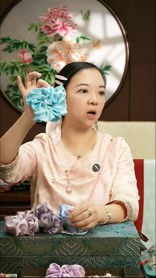 刺绣湘传礼桑蚕丝发