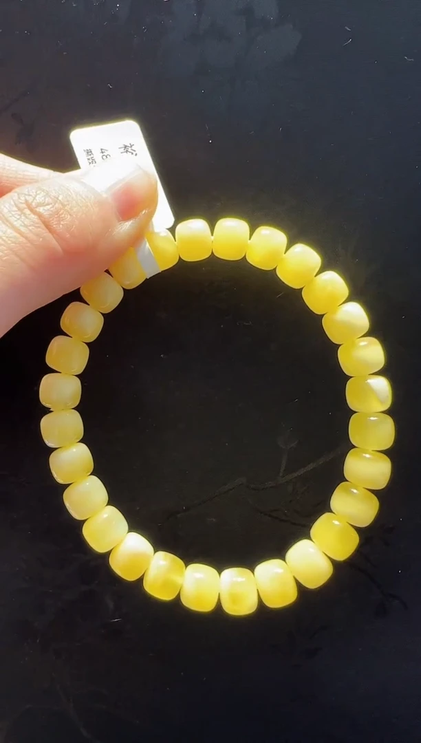 手链琥珀未镶嵌珠宝原创