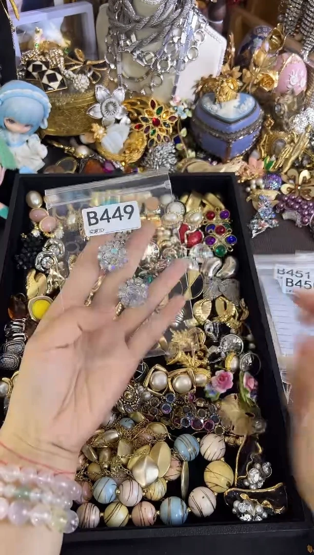 合金无铜合金449 中古首饰都有瑕疵 请确认喜欢在拍！