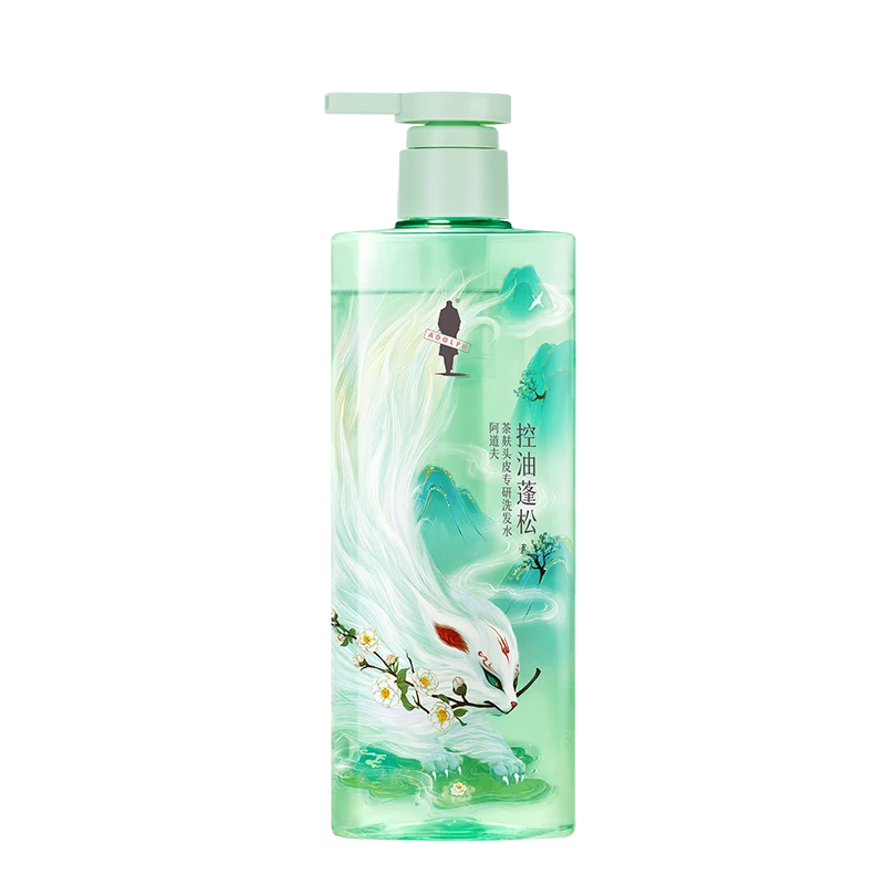 阿道夫茶麸山海经控油蓬松洗发水350ml
