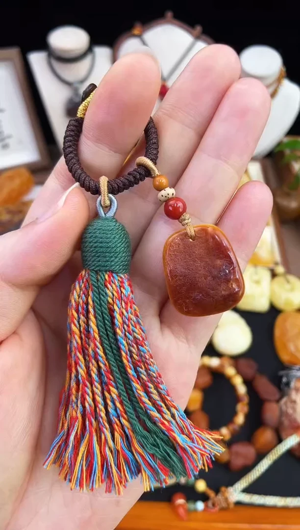 琥珀未镶嵌珠宝奇石柒月