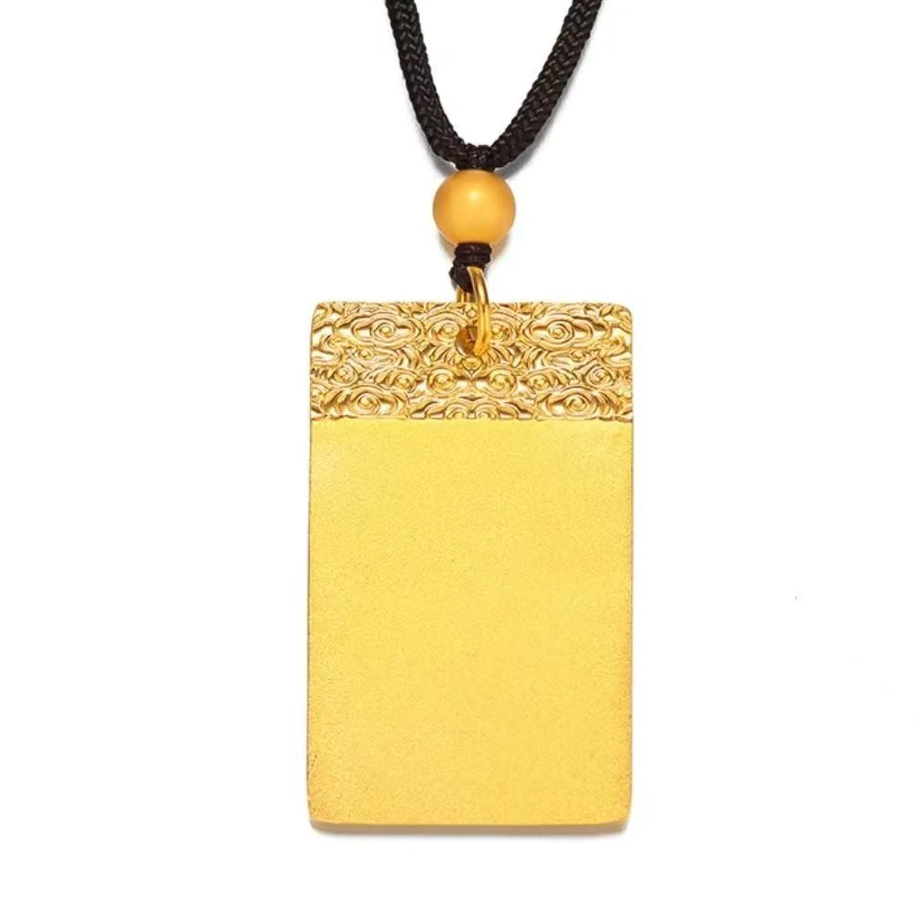 【李总】平安无事牌精致简约祥云挂坠男女款