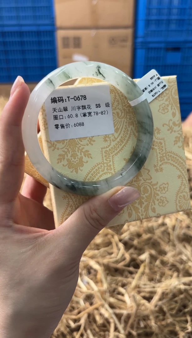 未镶嵌手镯石英质玉T-0678