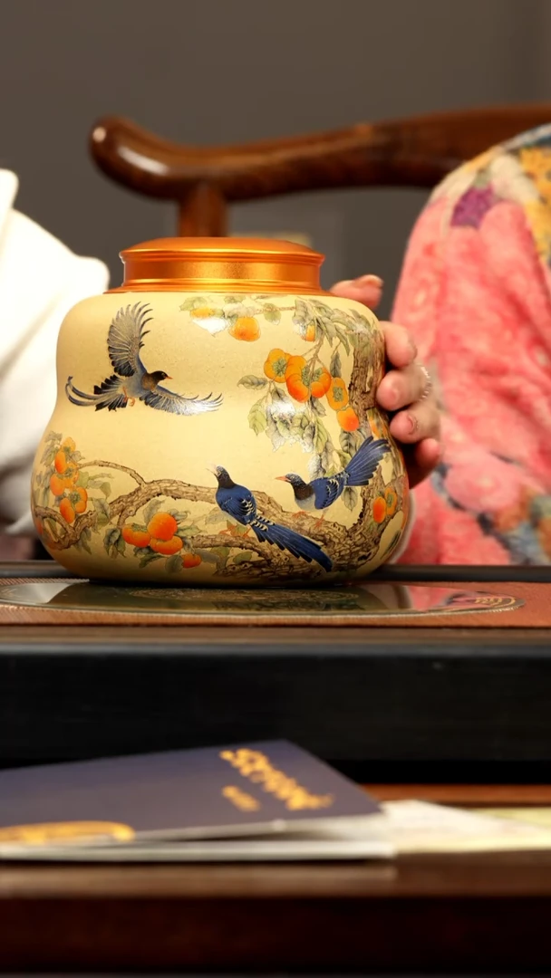 【闪购商品】紫砂茶壶顽壶紫砂精选茶叶罐