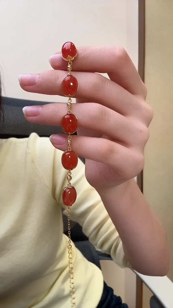 未镶嵌手链南红玛瑙手链