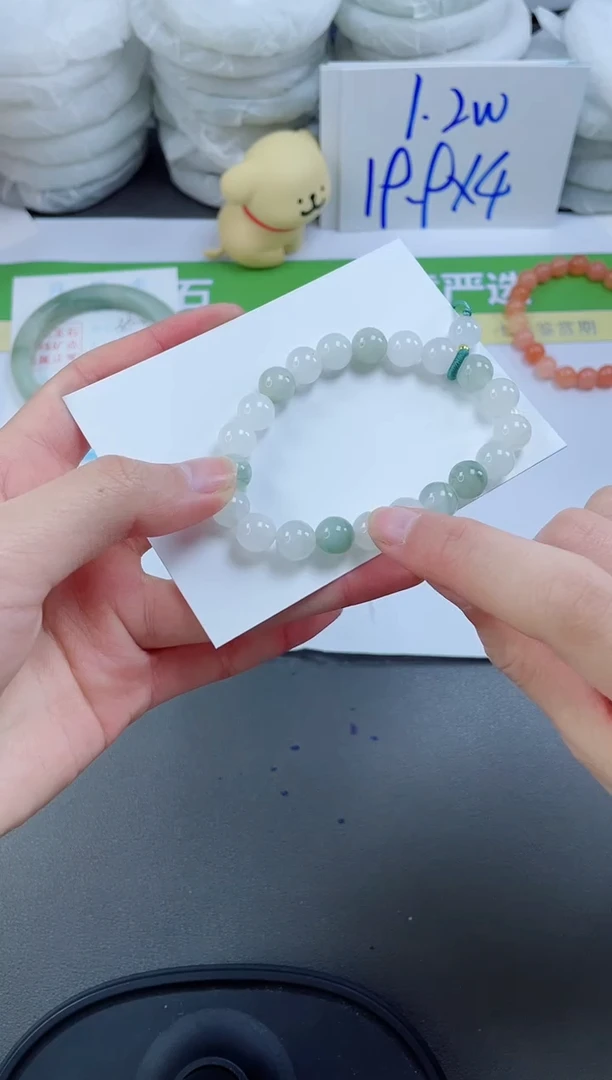 【闪购商品】石英质玉手镯未镶嵌999手串