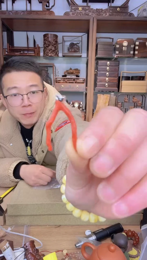 【闪购商品】乌木类书架203红原枝吊坠小号