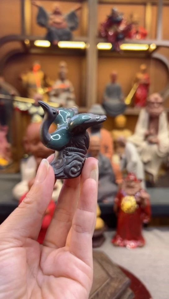 紫砂茶宠器闵茶宠摆件