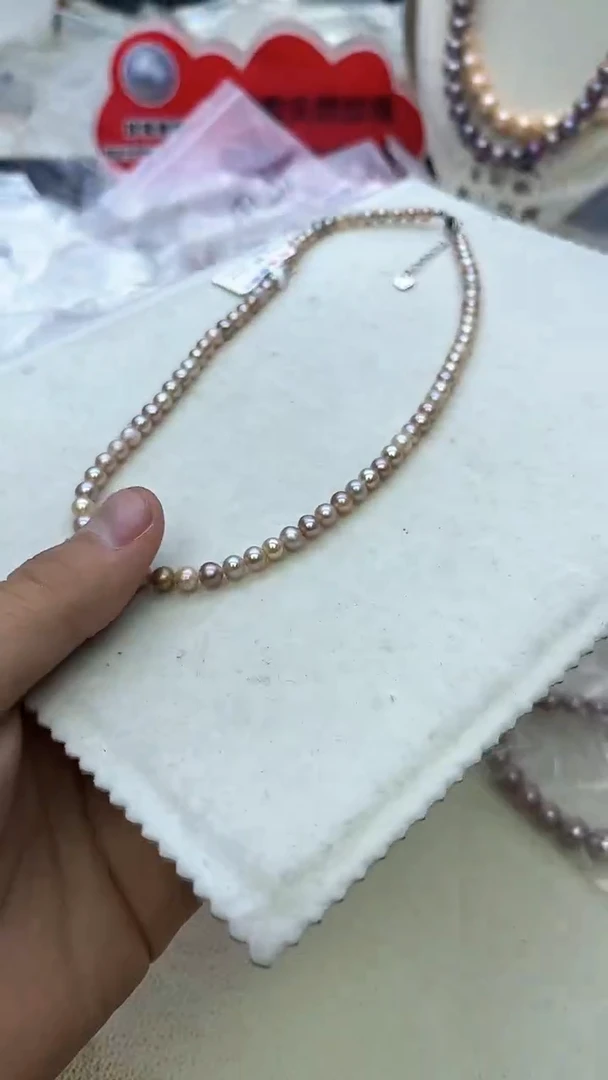 未镶嵌项链淡水珍珠牛油果系项链