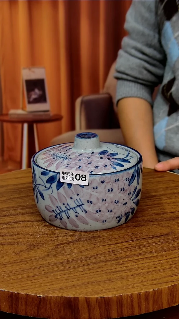 杯子陶景德镇手工手绘釉下彩陶瓷