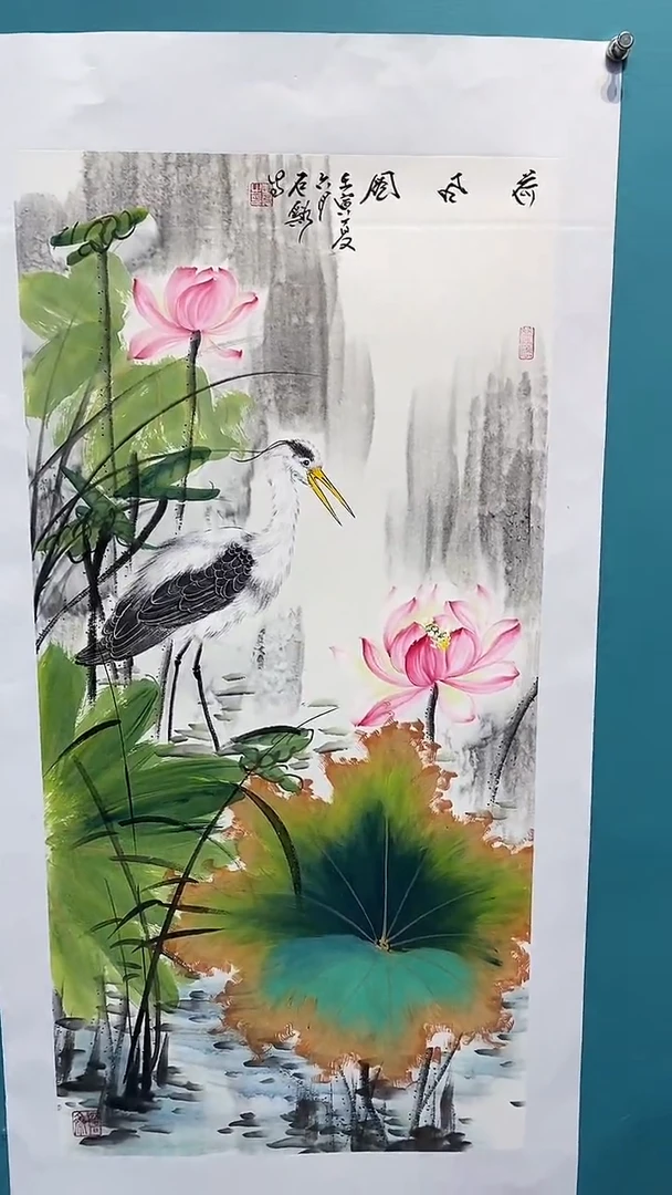 国画画都展厅明德老师国画作品8