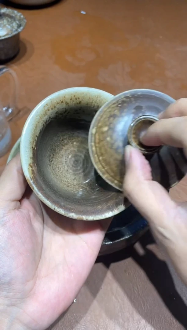 奢瓷/瑞寅柴烧茶器（盖碗）096