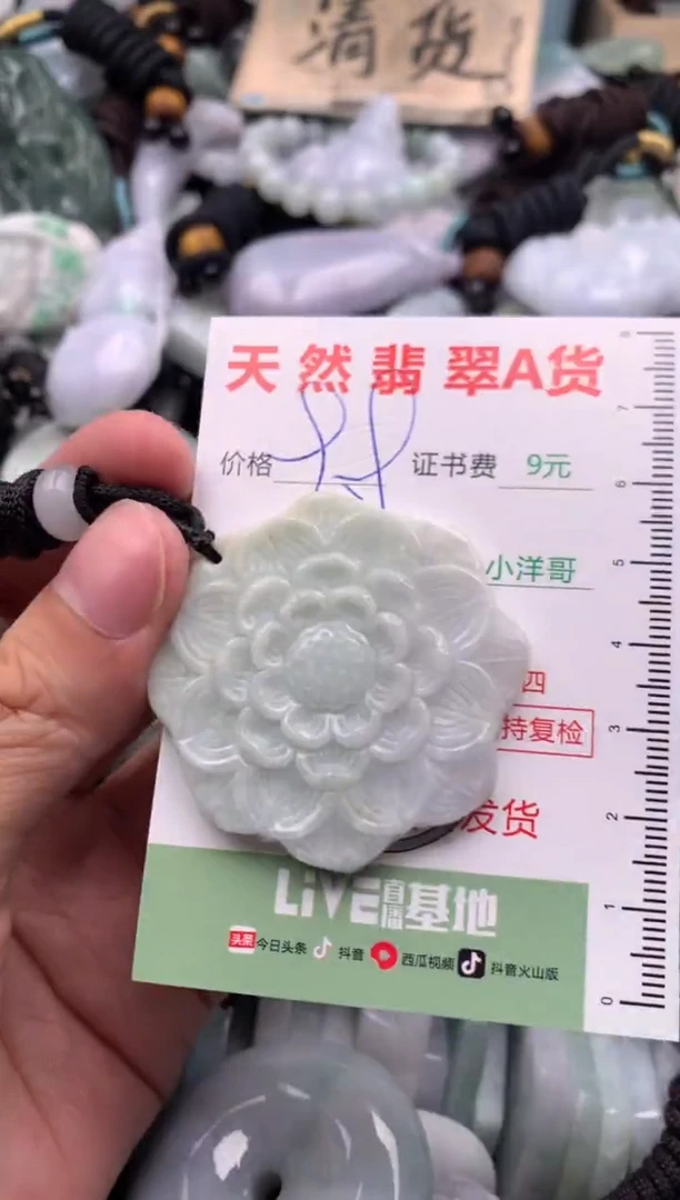 翡翠未镶嵌吊坠(不含链)1