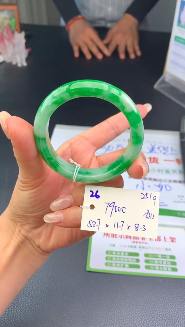 未镶嵌手镯翡翠手镯