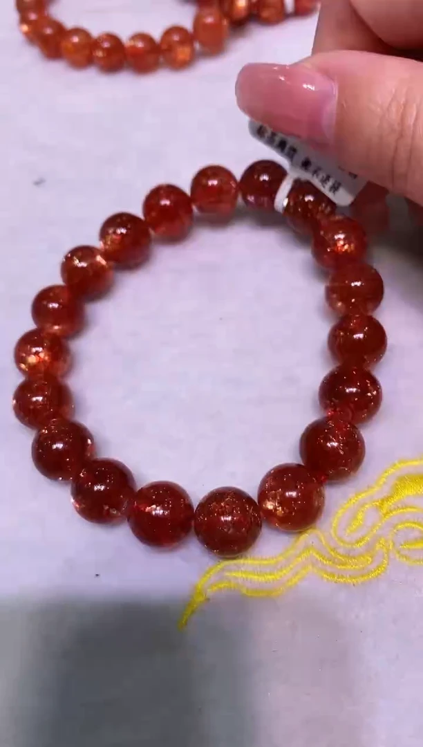 未镶嵌手链长石多样性发其一金太阳10.5+