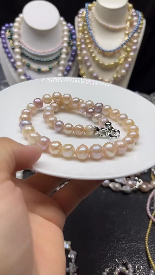 颈饰未镶嵌淡水珍珠多人