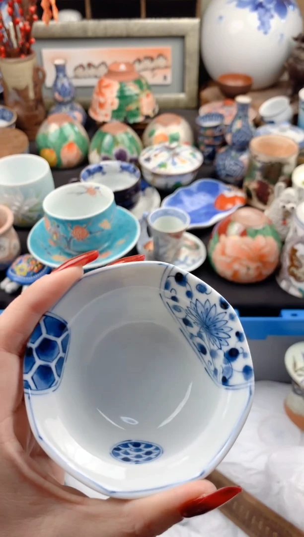 【闪购商品】瓷片蓝凛堂小茶盏
