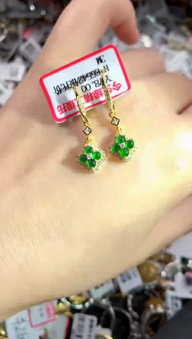 银S925镶嵌戒指翡翠121212---7