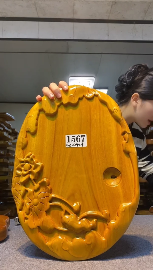 实木原木茶盘 一物一拍(不含配件）