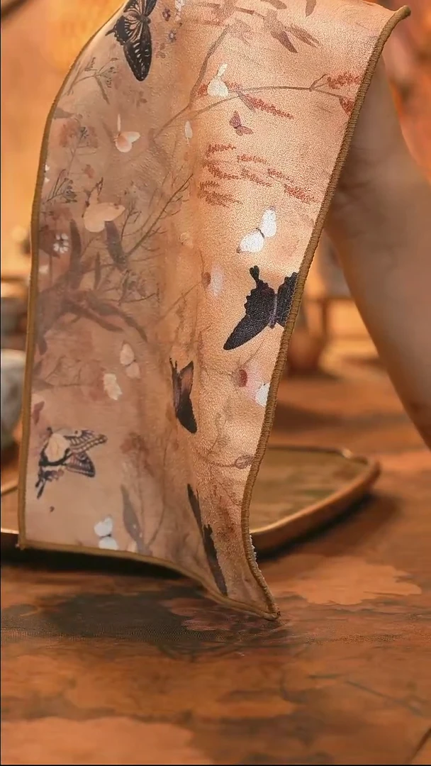 蝴蝶茶巾一条单个