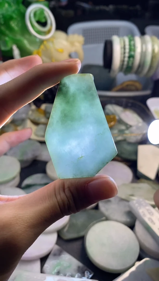 散珠翡翠A货翡翠06