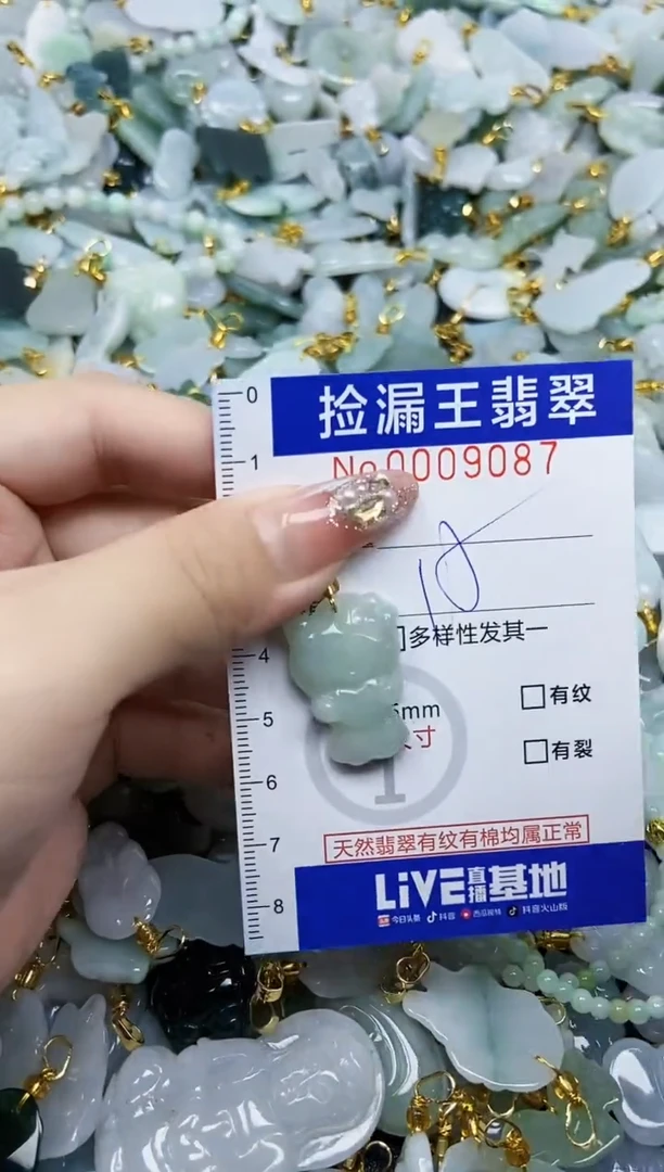 翡翠未镶嵌颈饰天然A货翡翠